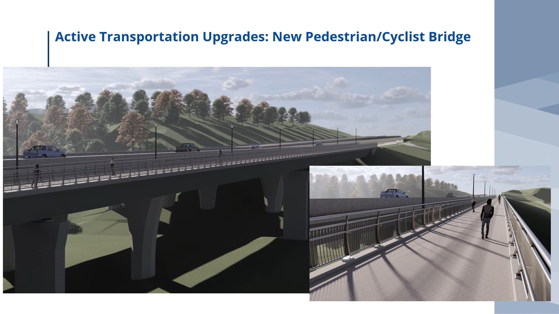 New pedestrian/cyclist bridge over Rainbow Valley